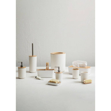 Canyon White Toothbrush Holder