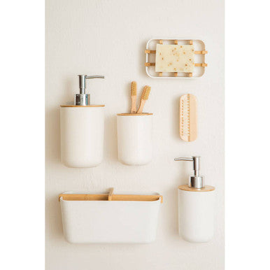 Canyon White Toothbrush Holder