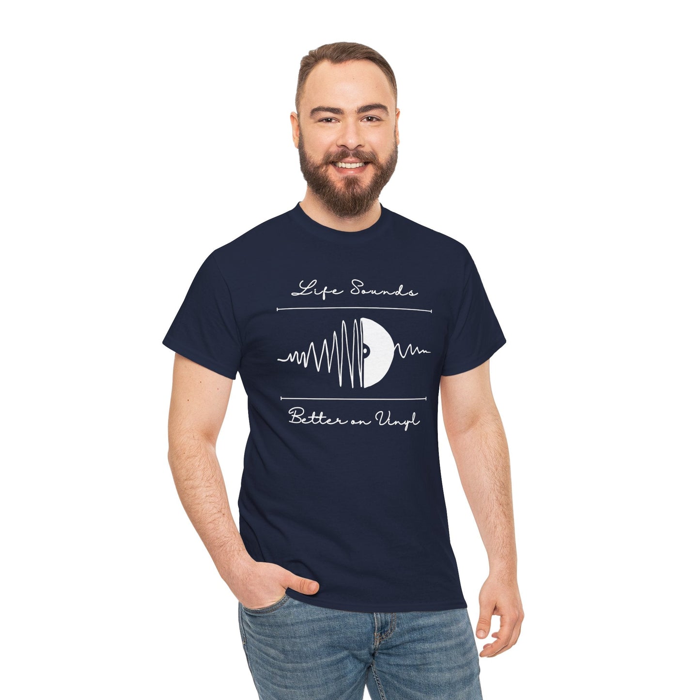 'Life Sounds Better on Vinyl' Men's T-Shirt