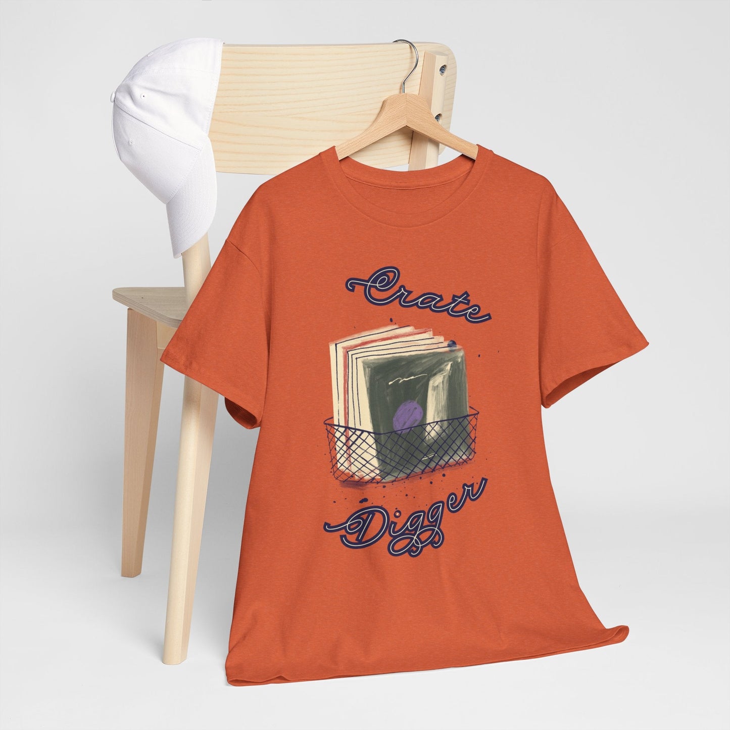'Crate Digger' Vinyl Records Men's T-Shirt