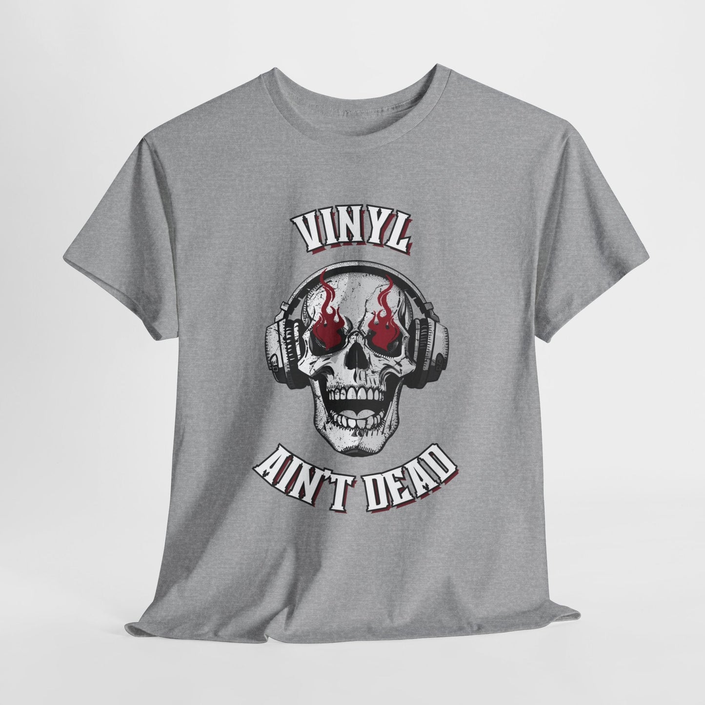 'Vinyl Ain't Dead' Skull Men's T-Shirt
