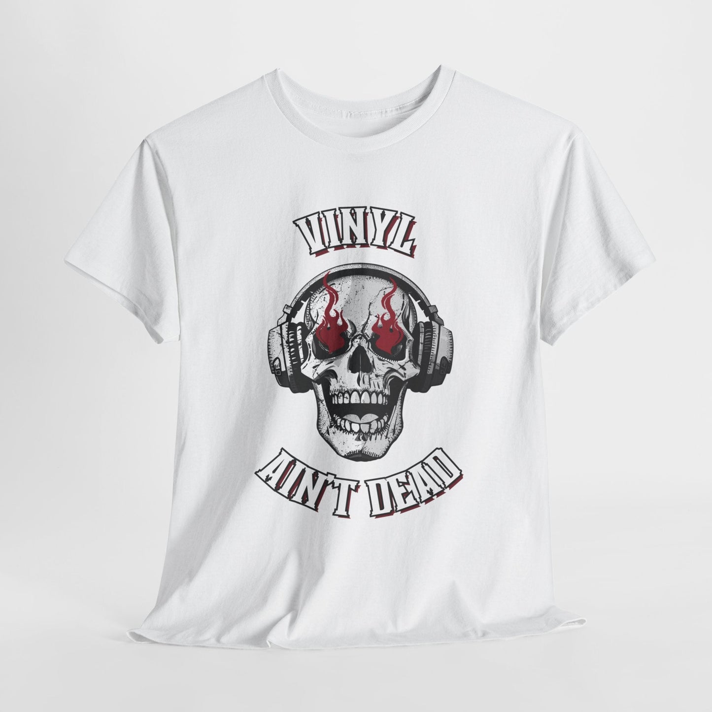 'Vinyl Ain't Dead' Skull Men's T-Shirt