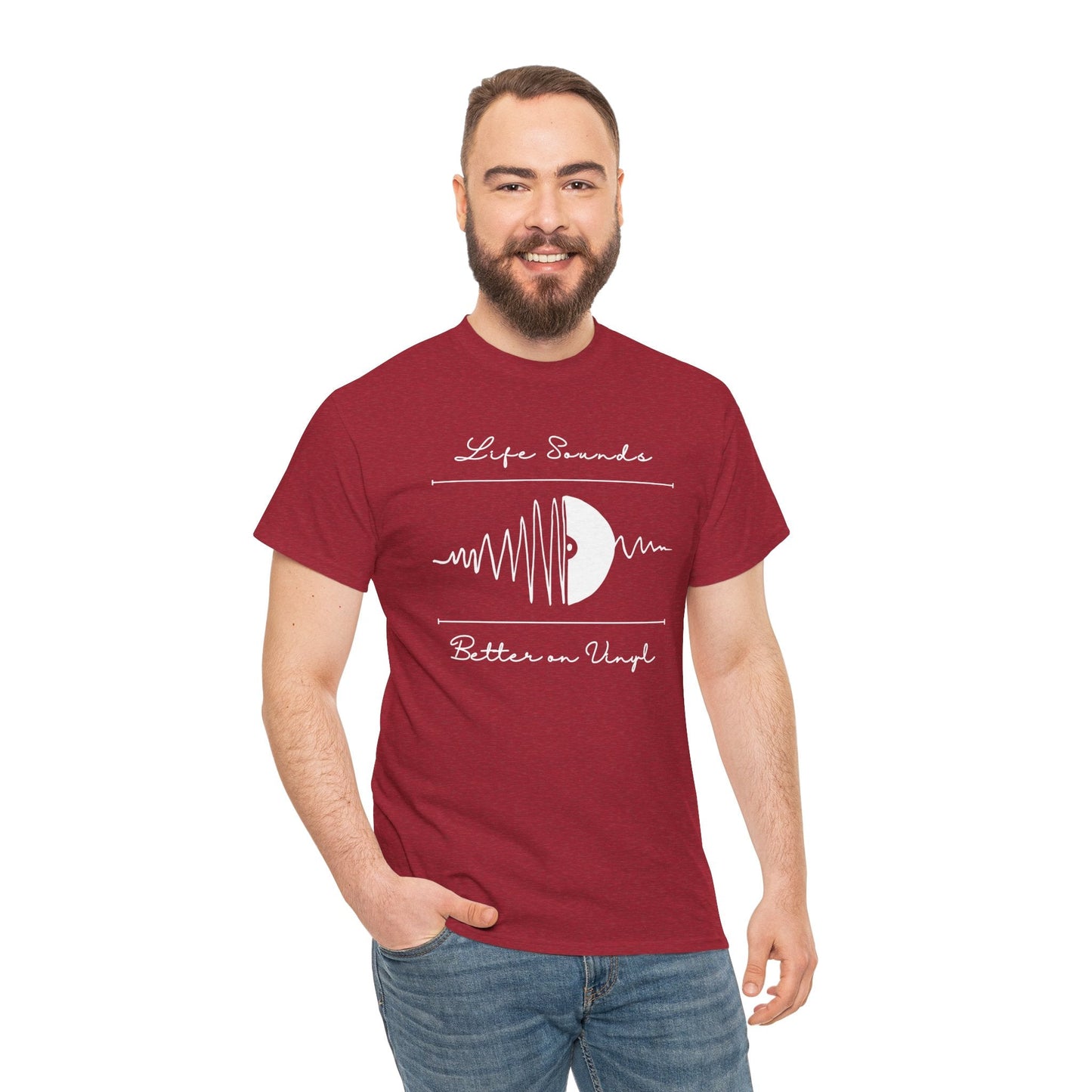 'Life Sounds Better on Vinyl' Men's T-Shirt