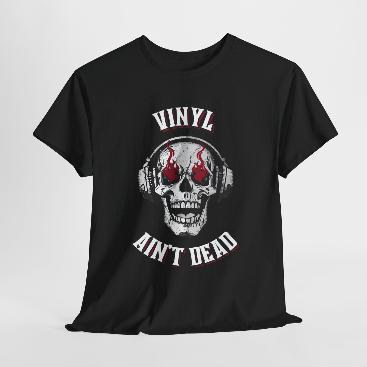 'Vinyl Ain't Dead' Skull Men's T-Shirt
