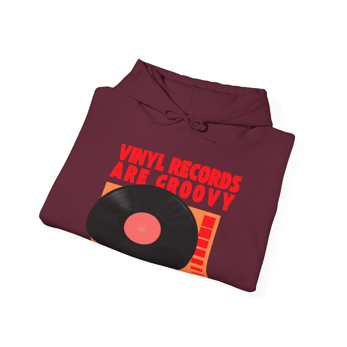 'Vinyl Records Are Groovy' Men's Hoodie