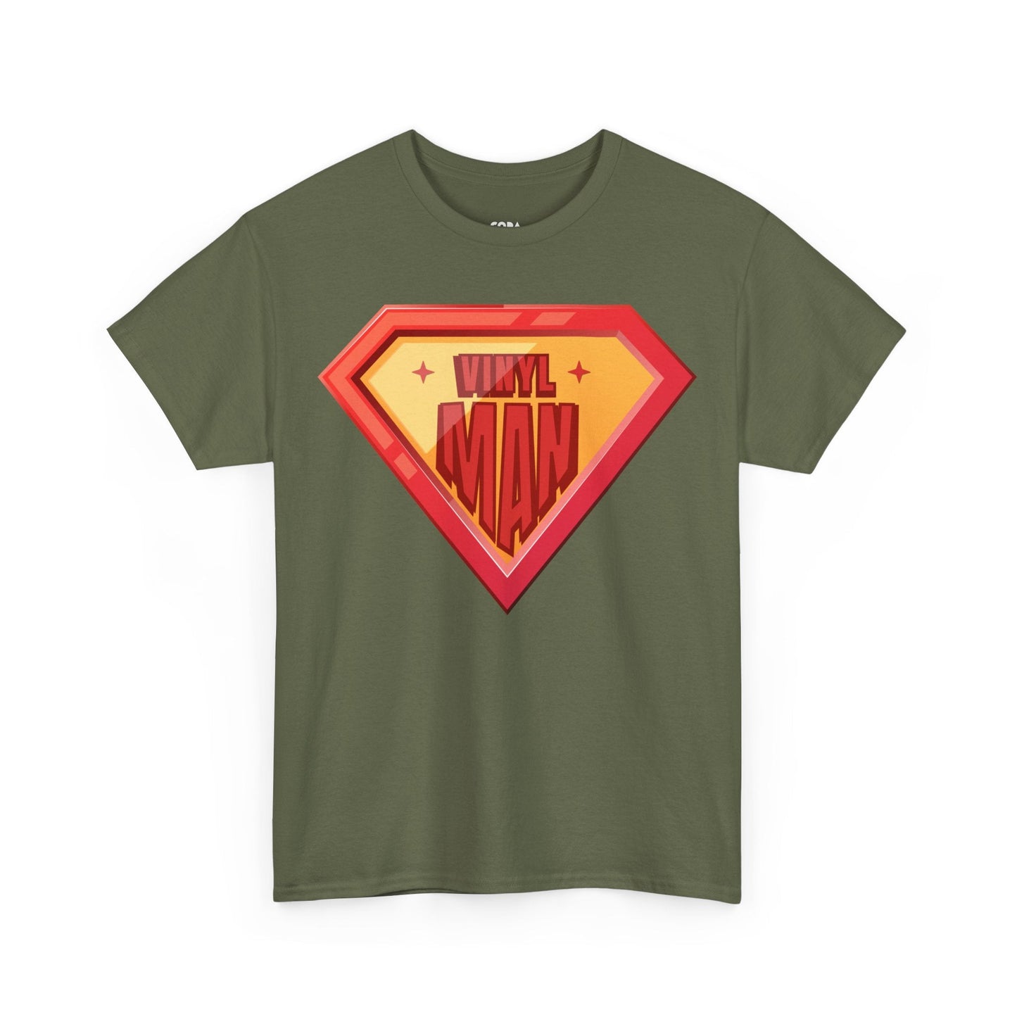 'Vinyl Man' Men's Superhero T-Shirt