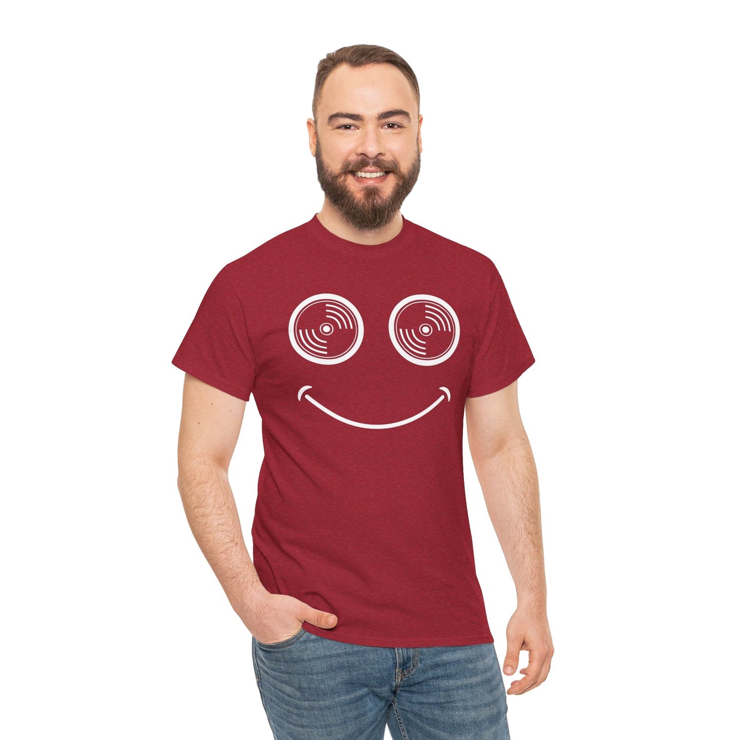 Vinyl Makes Me Happy Men's T-Shirt