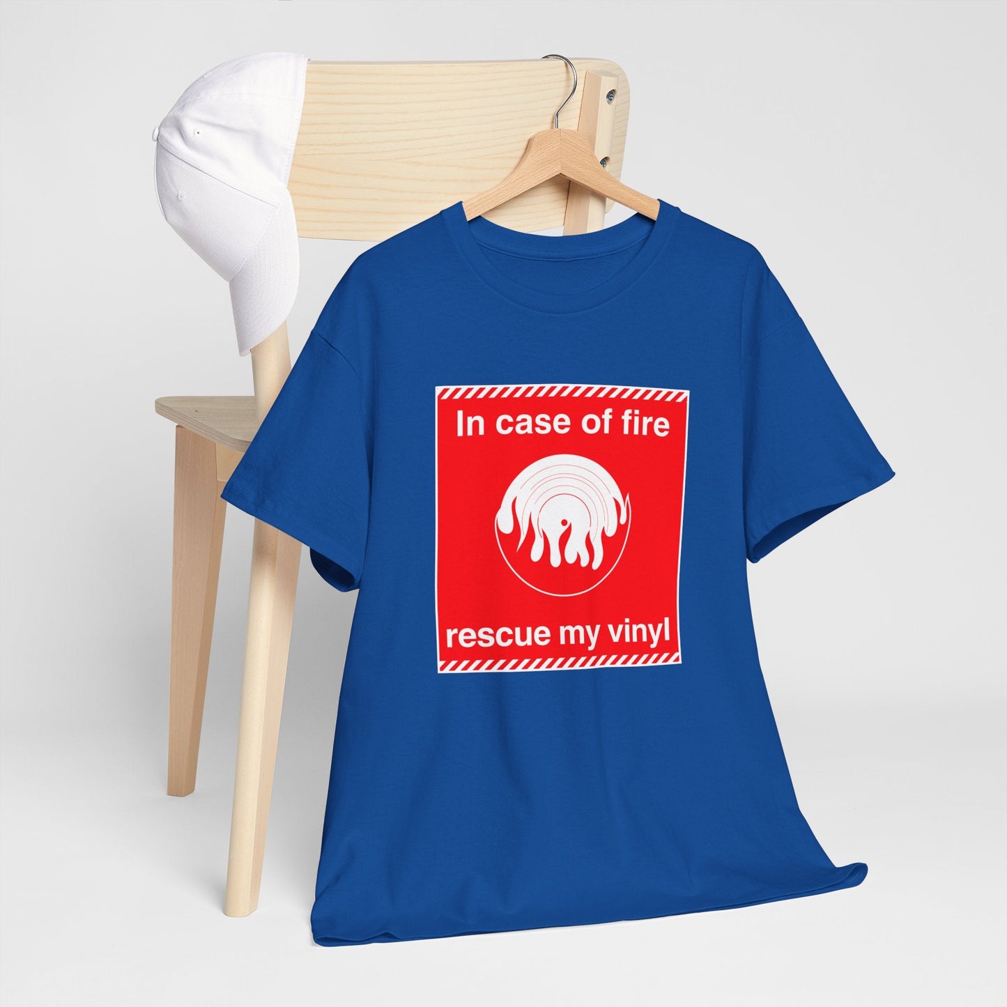 'In Case of Fire, Save My Vinyl' T-Shirt