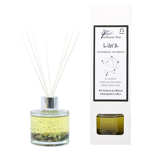 Libra - Sign Of The Zodiac Crystal Infused Reed Diffuser