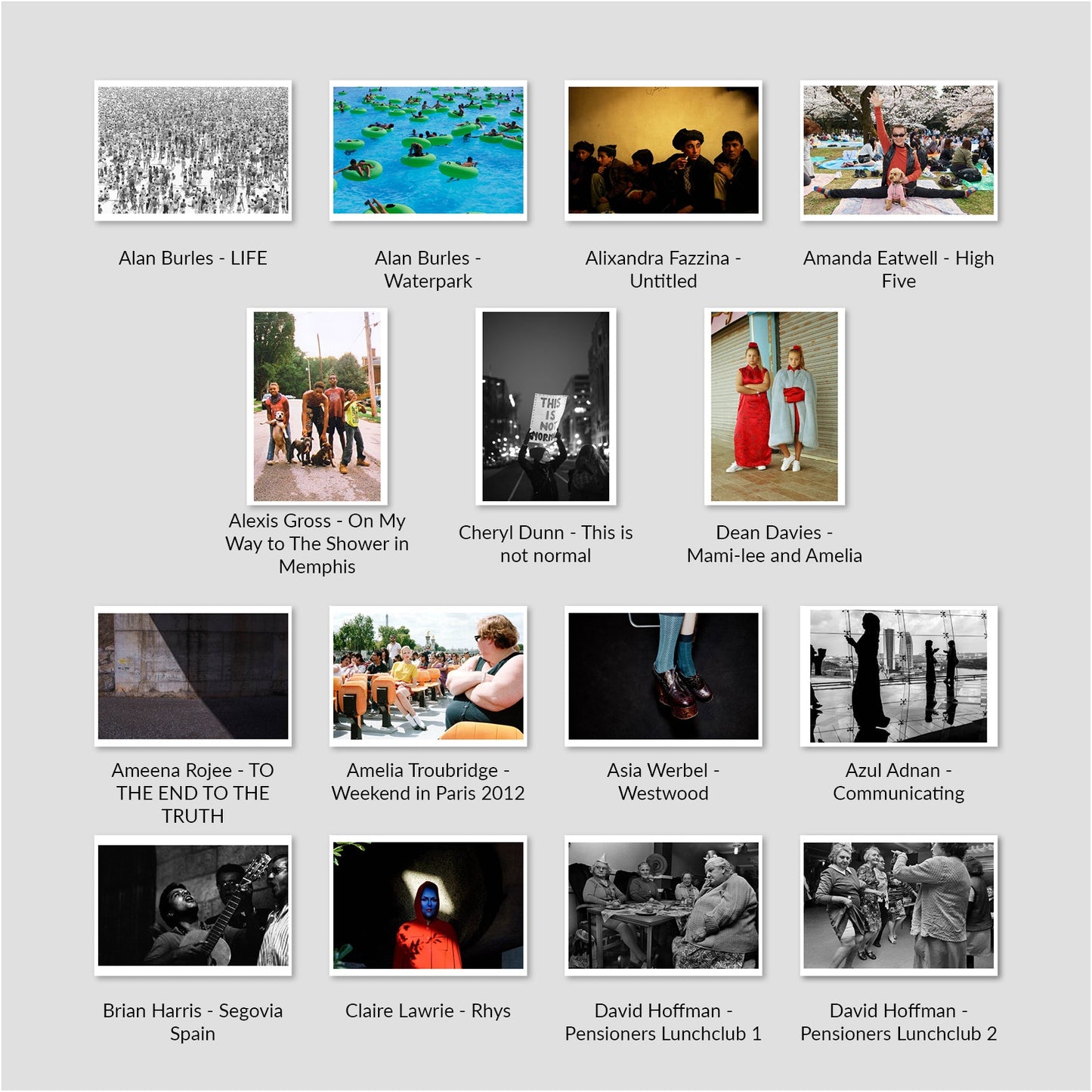 2017 Photography Individual Postcards