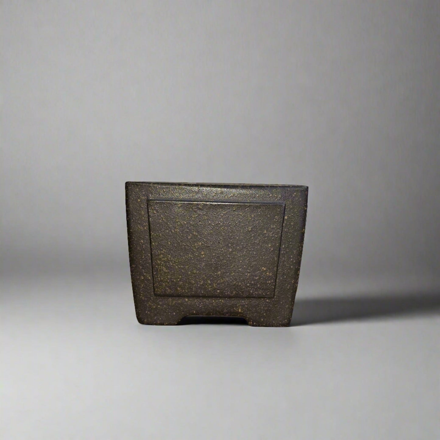 10cm Premium Unglazed Bonsai Pot | Cascade | 10cm x 10cm x 8cm | Brown