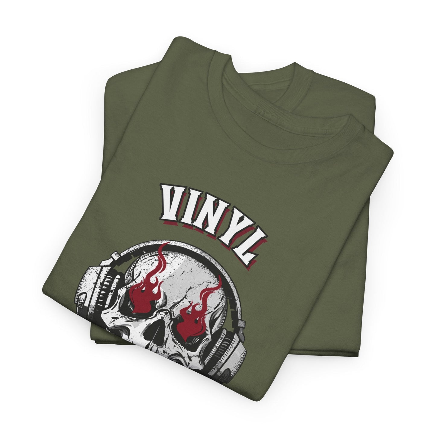 'Vinyl Ain't Dead' Skull Men's T-Shirt
