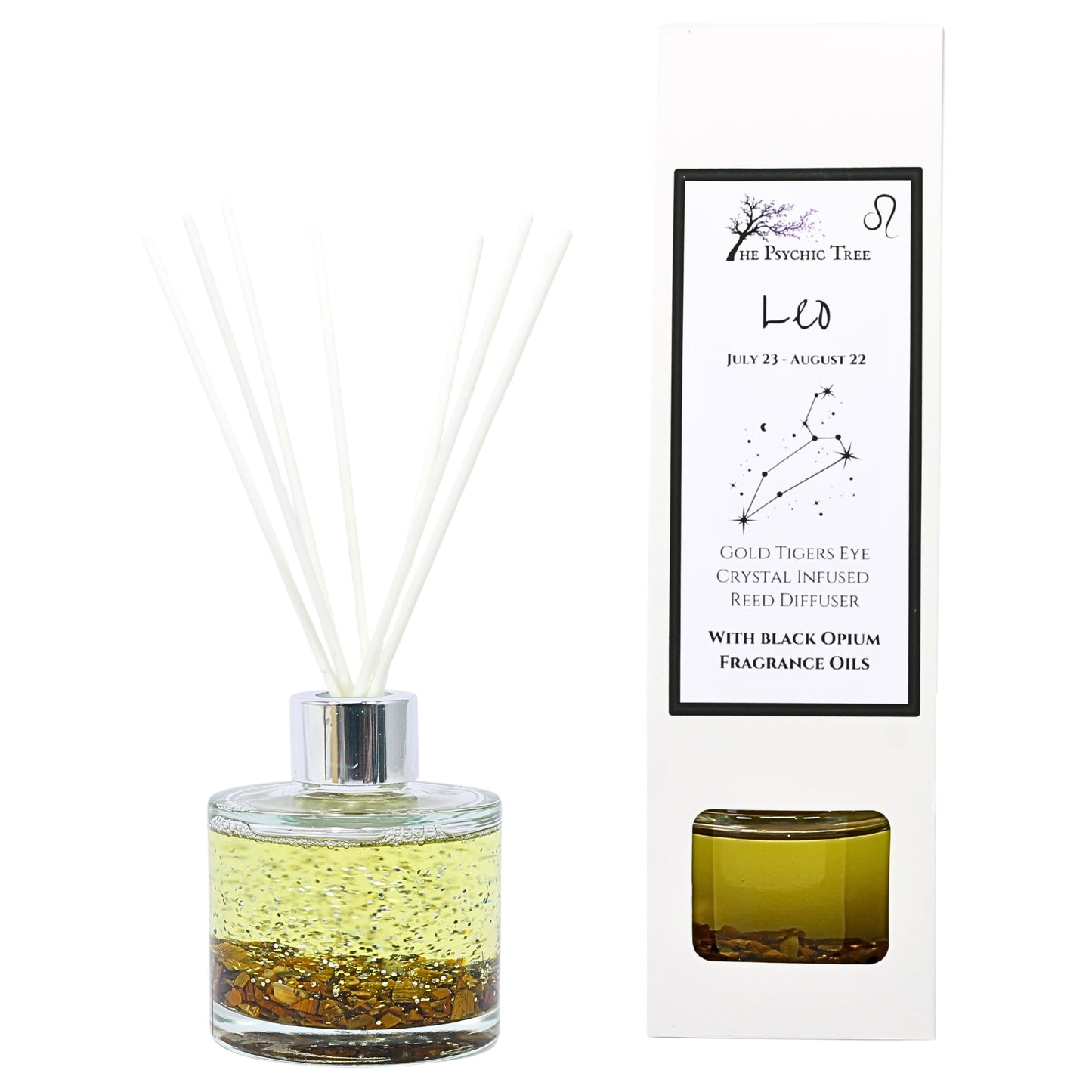 Leo - Sign Of The Zodiac Crystal Infused Reed Diffuser