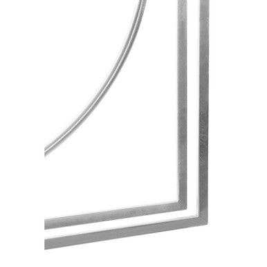 Trinity Silver Finish Wall Clock