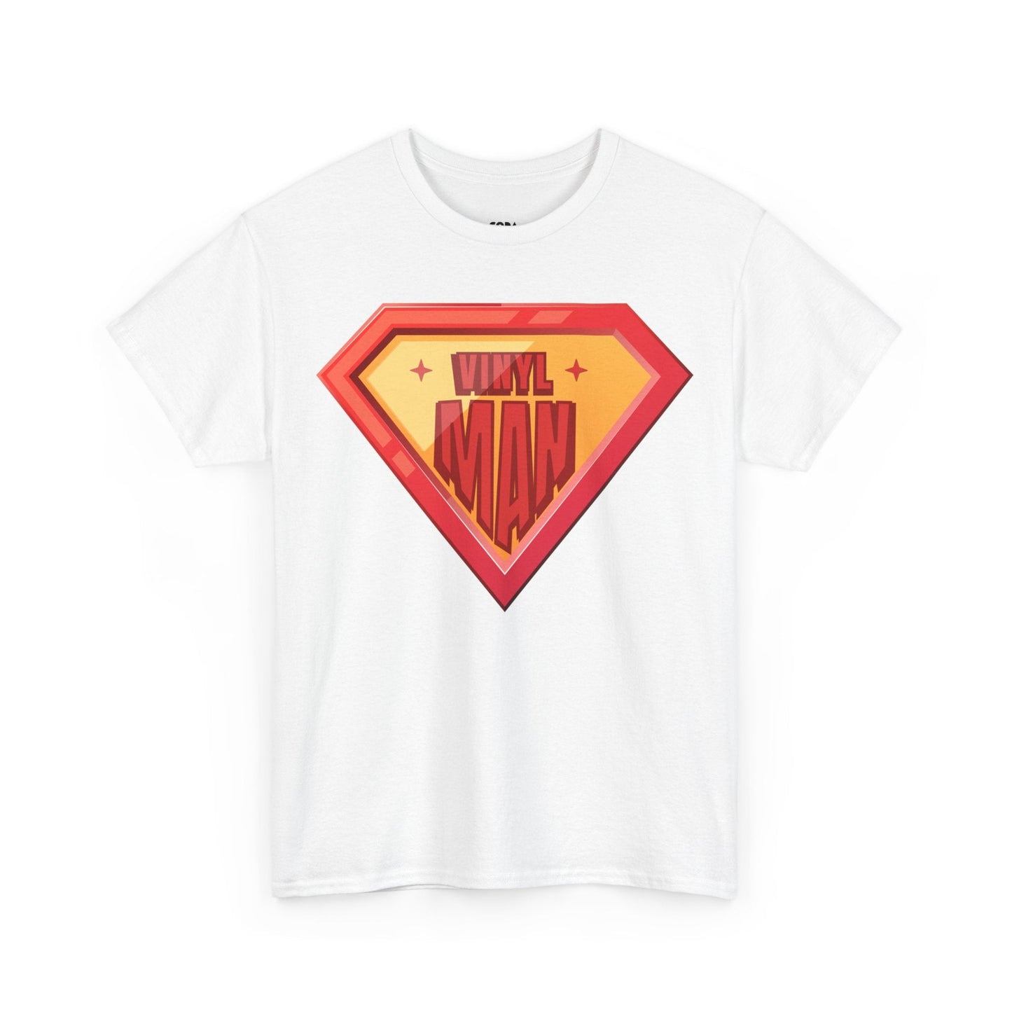 'Vinyl Man' Men's Superhero T-Shirt
