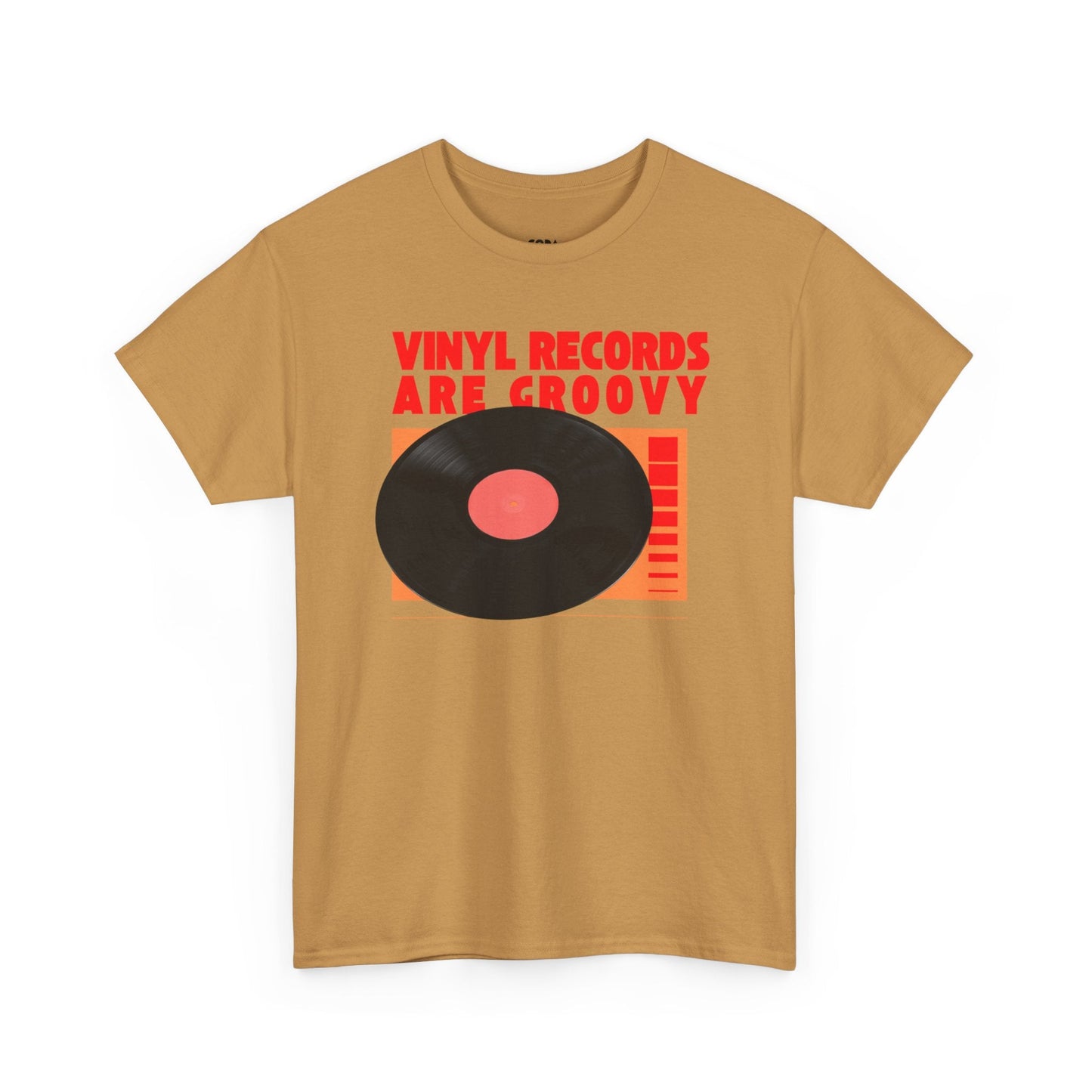 'Vinyl Records Are Groovy' Bold T-Shirt