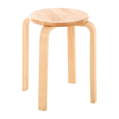 Tropical Hevea Wood Stacking Stool