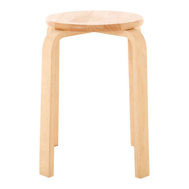 Tropical Hevea Wood Stacking Stool