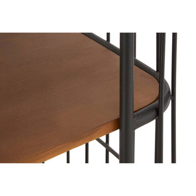 New Foundry Wood and Metal 6 Tier Shelf Unit