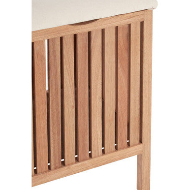 Walnut Wood Storage Stool