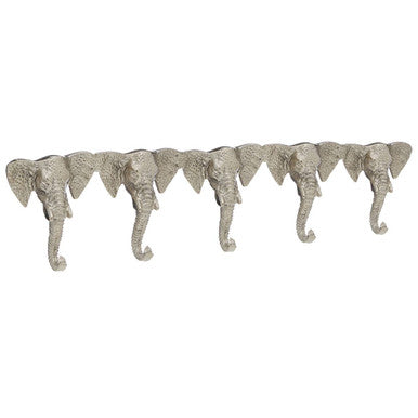 5 Hook Elephant Head Hanger