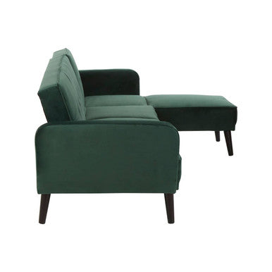 Serene 3 Seat Green Sofa Bed