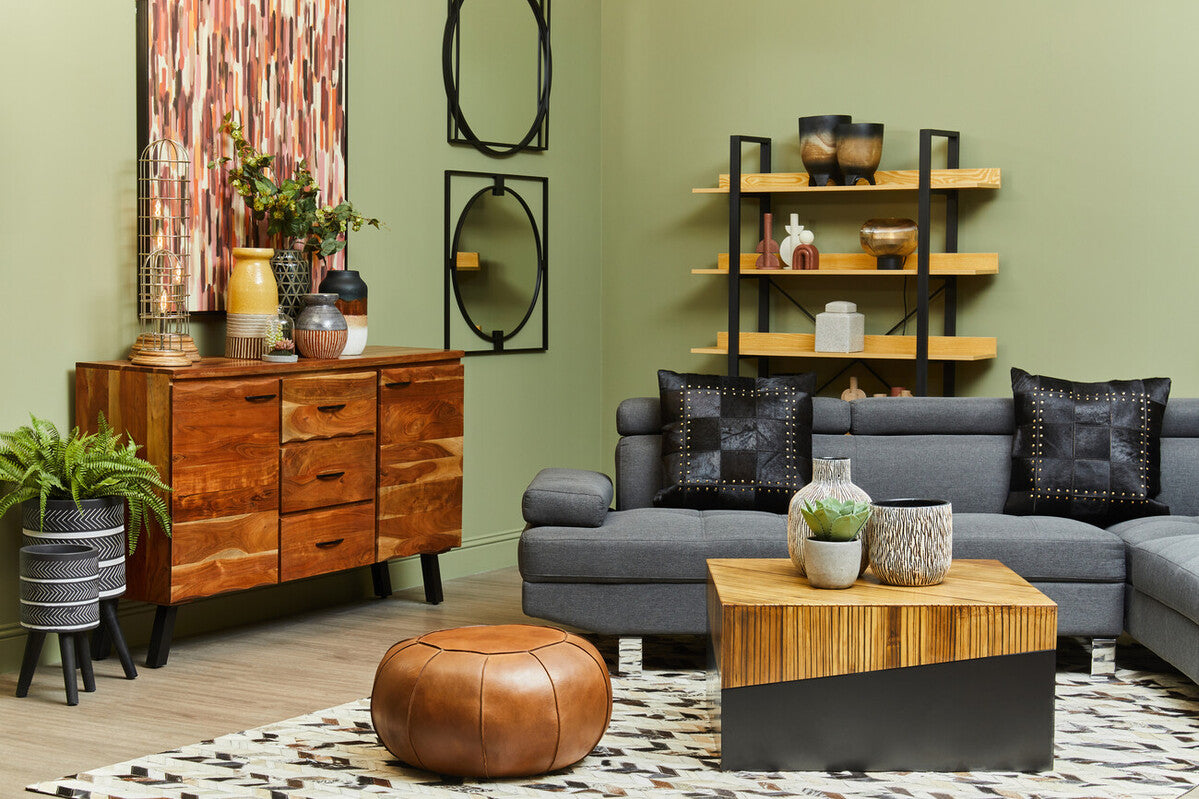 Hanover Grey Linen Corner Sofa