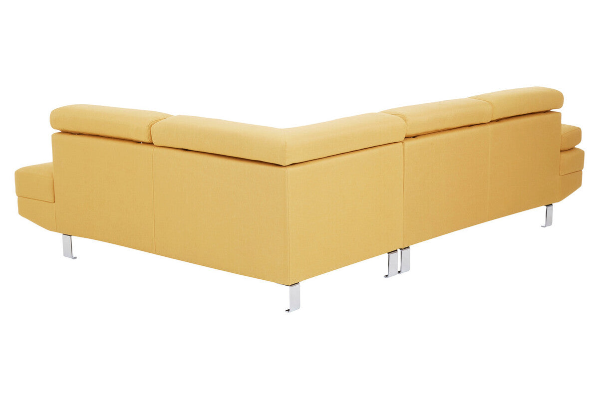 Hanover Ochre Linen Corner Sofa