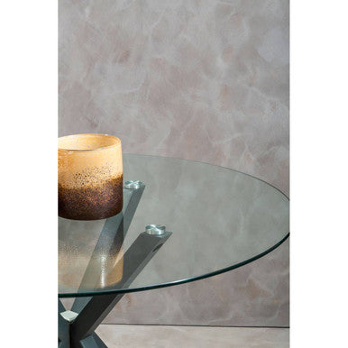 Salford Dining Table With Grey Metal Legs