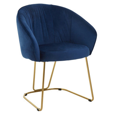 Veneto Midnight Velvet Dining Chair