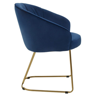 Veneto Midnight Velvet Dining Chair