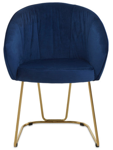 Veneto Midnight Velvet Dining Chair