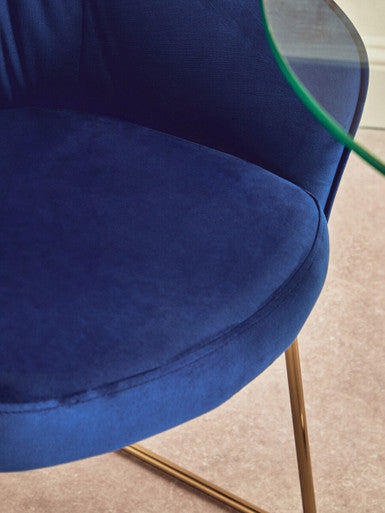 Veneto Midnight Velvet Dining Chair