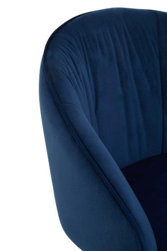 Veneto Midnight Velvet Dining Chair