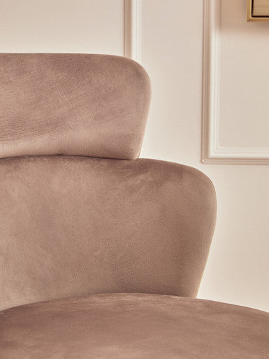 Veneto Mink Velvet Chair