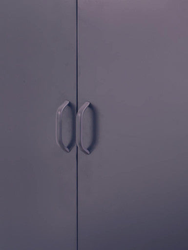 Academy Grey Two Door Locker Style Wardrobe