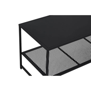 Acero Black Metal Coffee Table