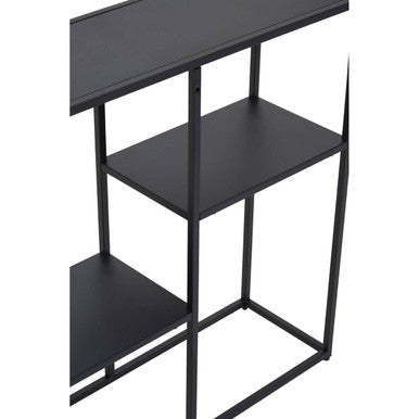 Acero Black Metal Multi Shelf Unit
