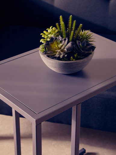Acero Grey Side Table