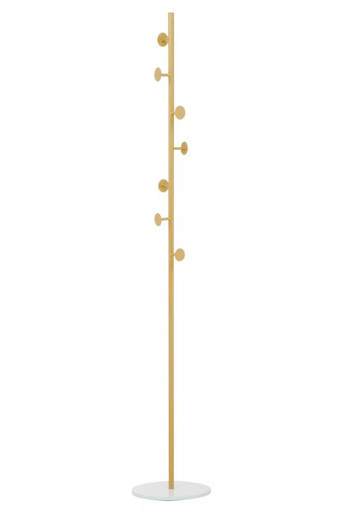 Avento Gold And White Coat Stand