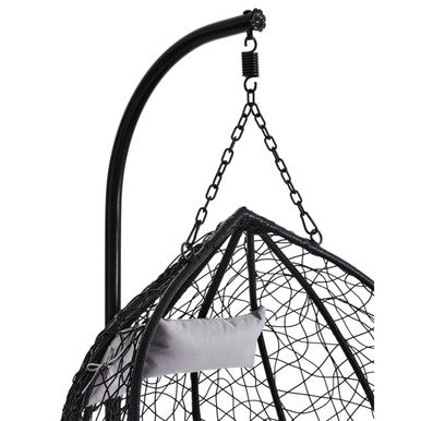 Goa Black Rattan Effect Double Hanging Chair