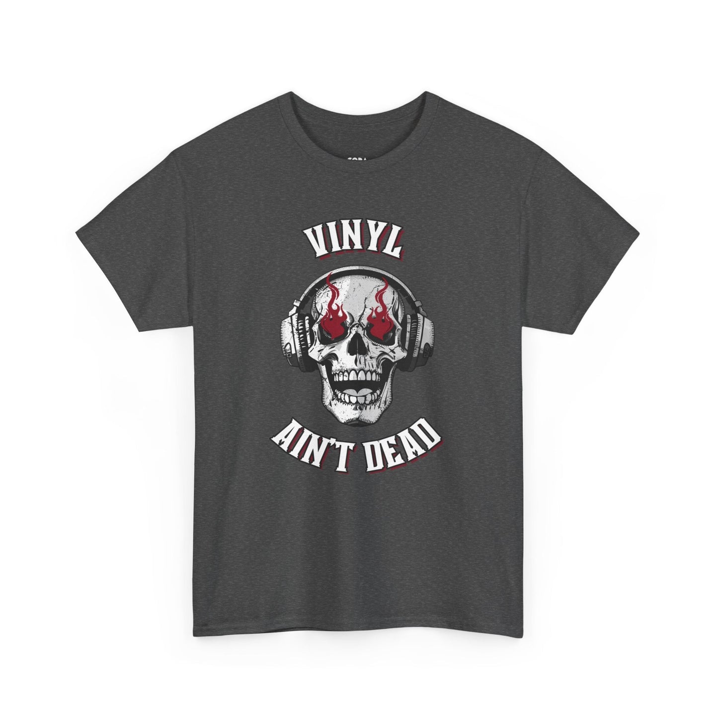 'Vinyl Ain't Dead' Skull Men's T-Shirt