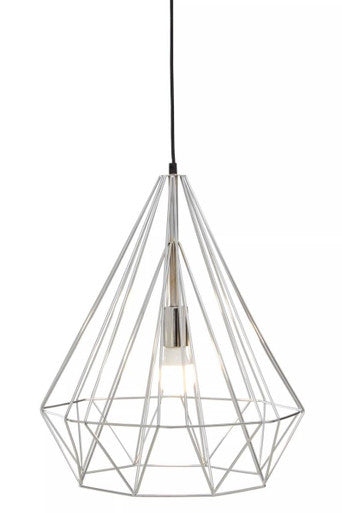 Wyra Chrome Conical Pendant light