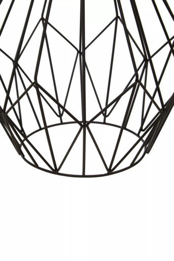 Wyra Black Finish Frame Pendant light