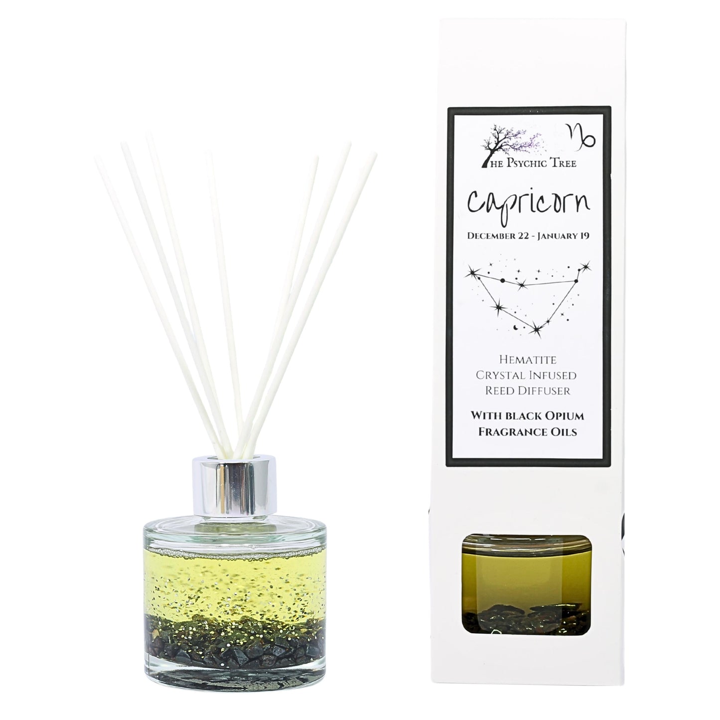 Capricorn - Sign Of The Zodiac Crystal Infused Reed Diffuser