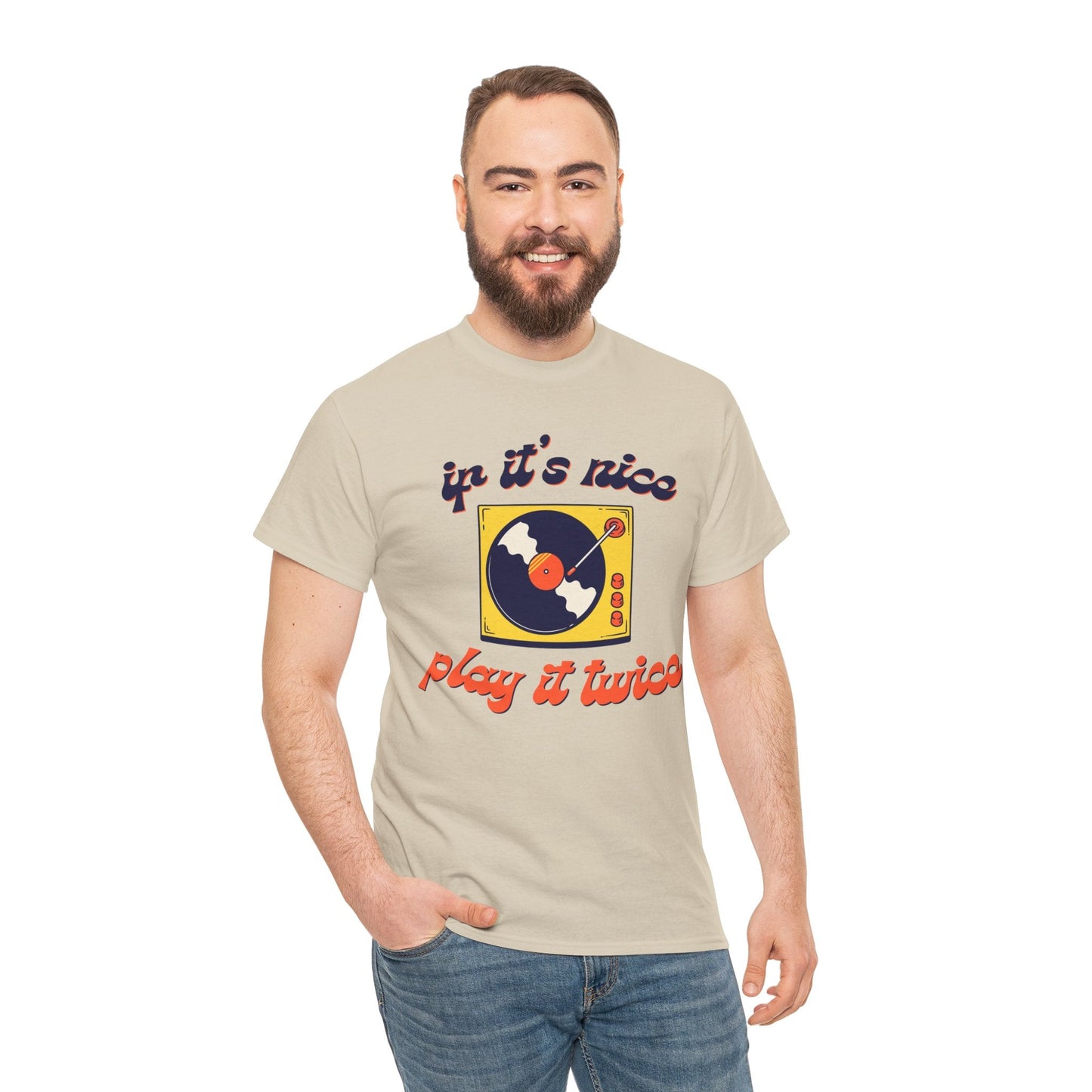 'If It’s Nice, Play It Twice' Vinyl T-Shirt