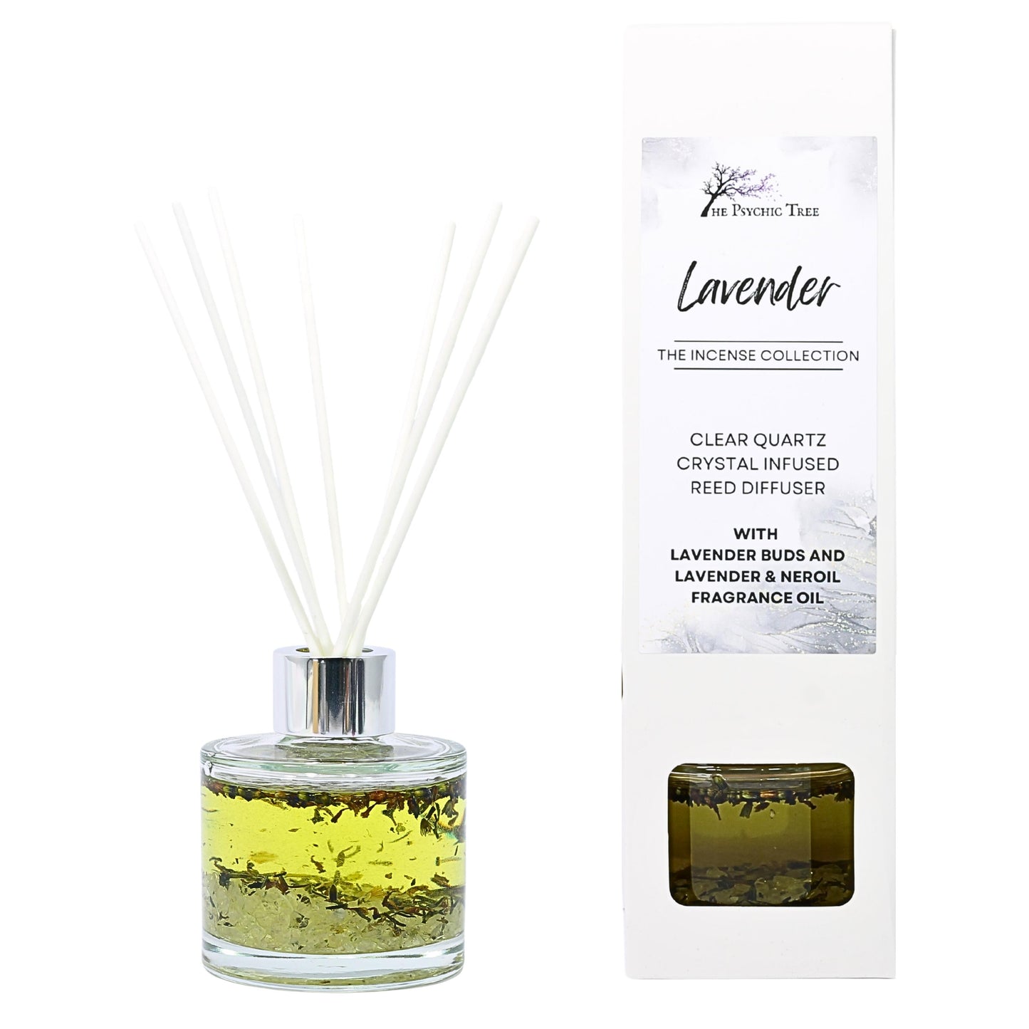 Lavender - Crystal Infused Reed Diffuser - The Incense Collection