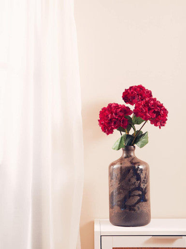 Fiori 74cm Hydrangea Red Stem