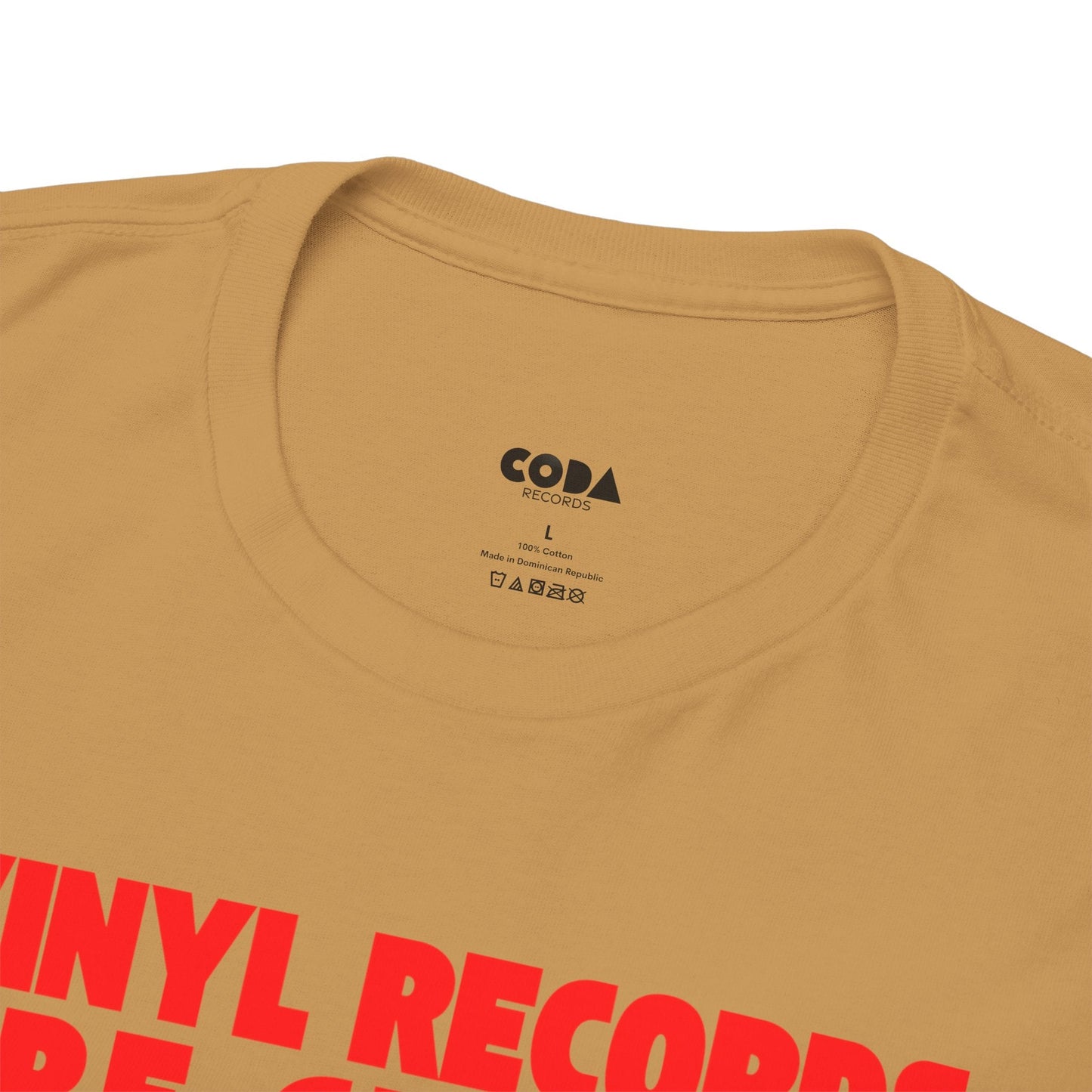 'Vinyl Records Are Groovy' Bold T-Shirt