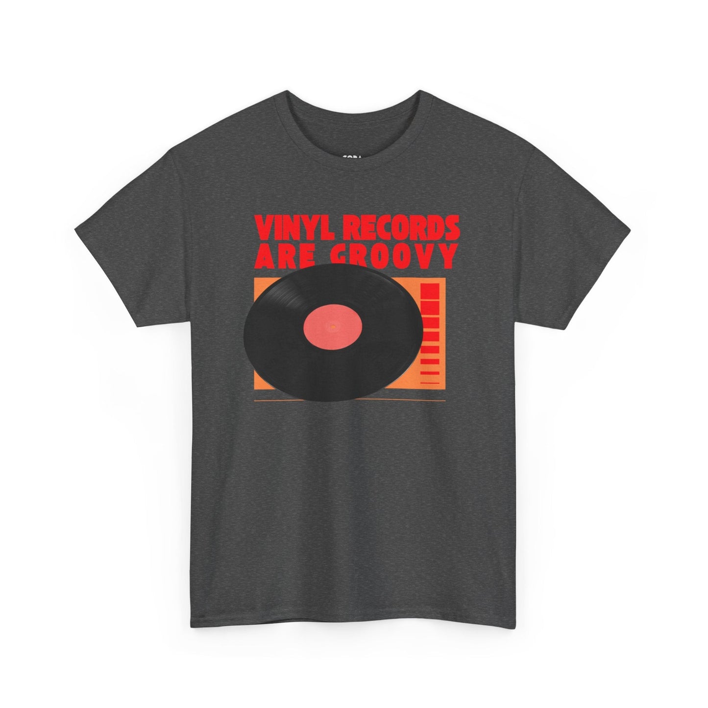 'Vinyl Records Are Groovy' Bold T-Shirt